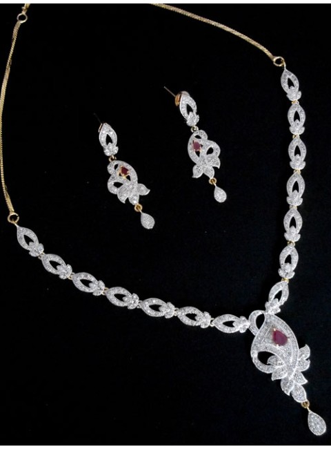 CZ Necklace Set